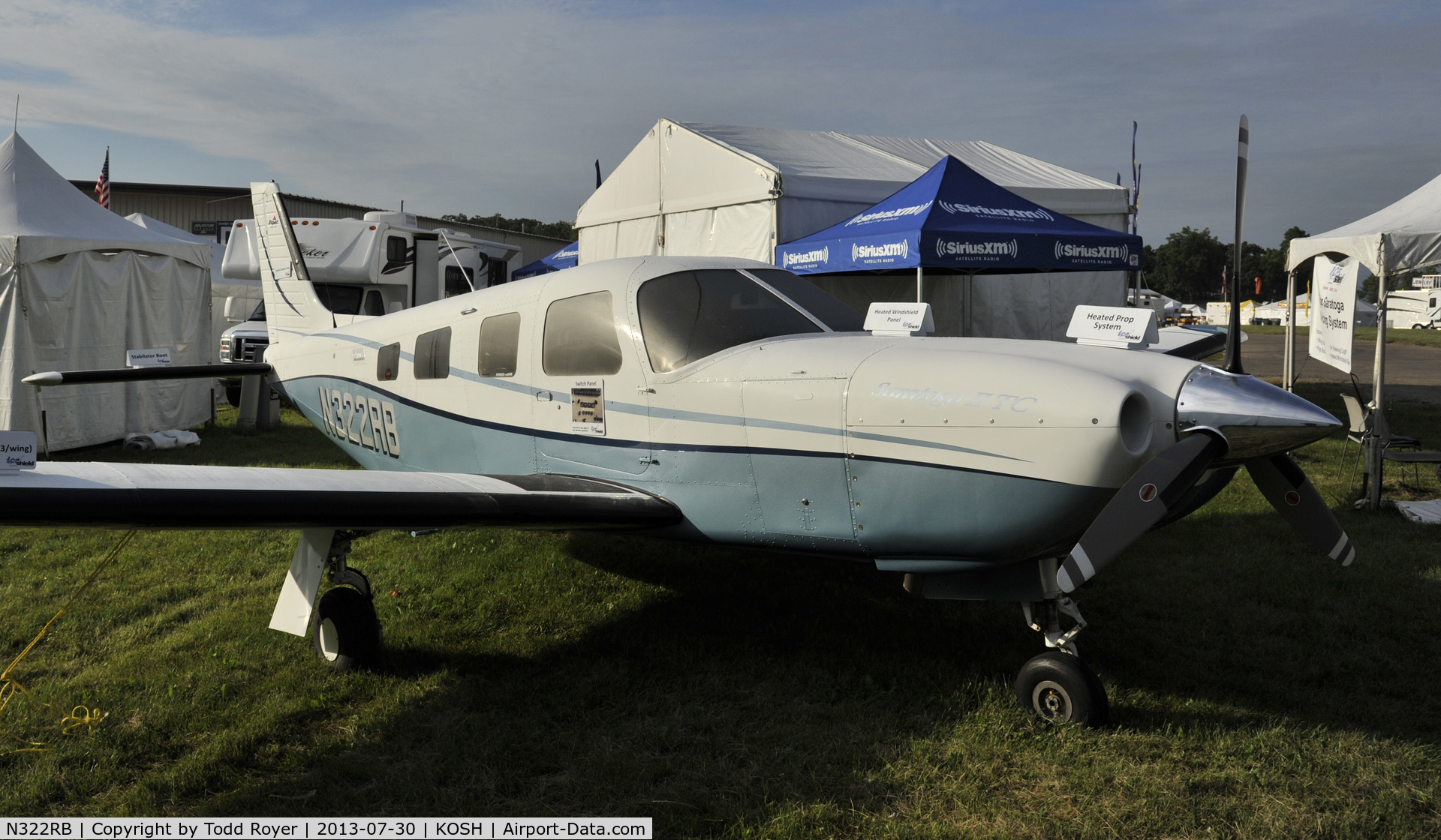 N322RB, 2002 Piper PA-32R-301T Turbo Saratoga C/N 3257306, Airventure 2013