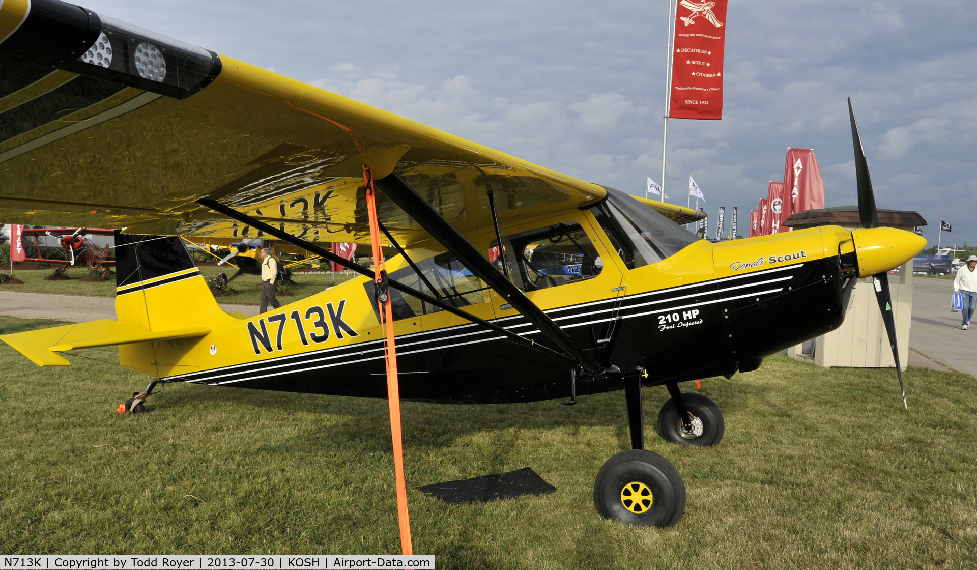 N713K, American Champion 8GCBC Scout C/N 559-2013, Airventure 2013