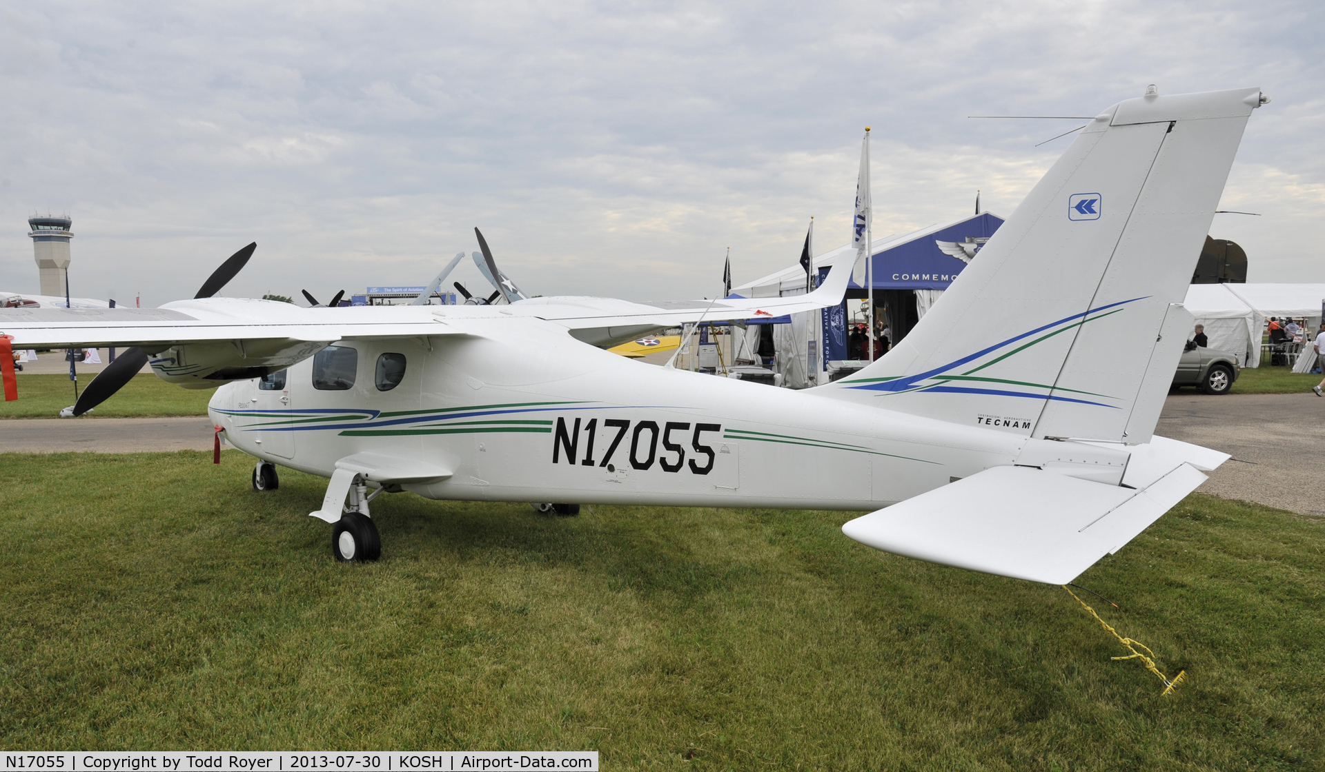 N17055, 2011 Tecnam P-2006T C/N 072, Airventure 2013