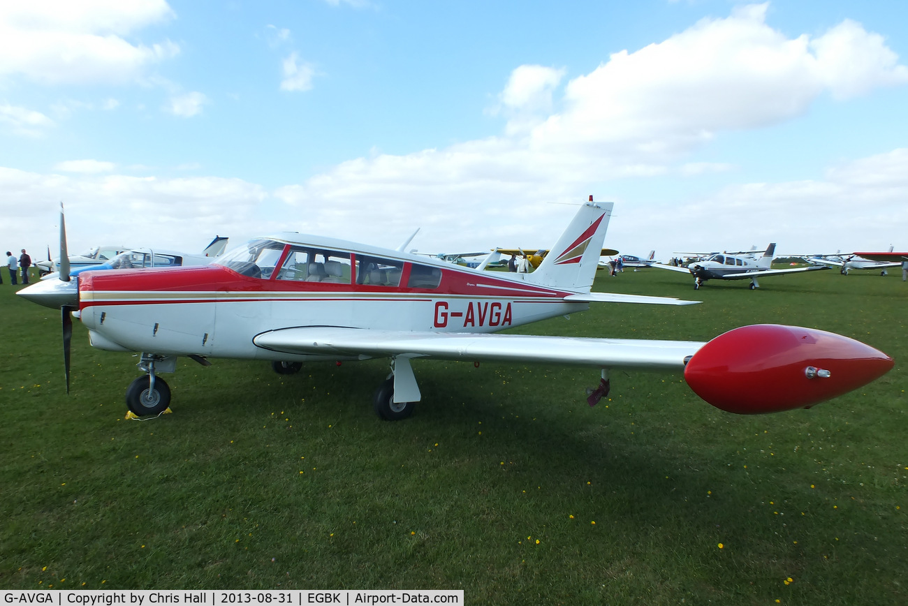 G-AVGA, 1966 Piper PA-24-260 Comanche B C/N 24-4489, at the LAA Rally 2013, Sywell