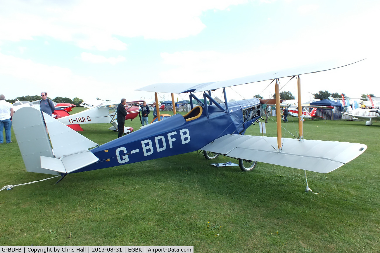 G-BDFB, 1991 Currie Wot C/N PFA 3008, at the LAA Rally 2013, Sywell