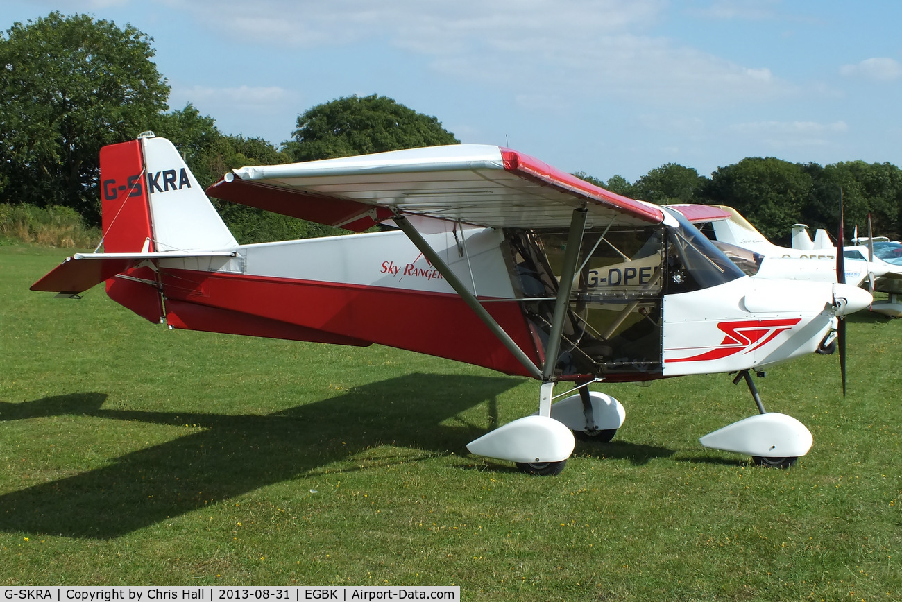 G-SKRA, 2005 Best Off Skyranger 912(2) C/N BMAA/HB/458, at the LAA Rally 2013, Sywell