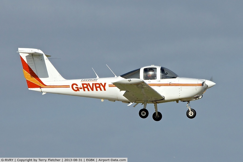 G-RVRY, 1978 Piper PA-38-112 Tomahawk Tomahawk C/N 38-78A0155, Arriving at the 2013 Light Aircraft Association Rally at Sywell in the UK