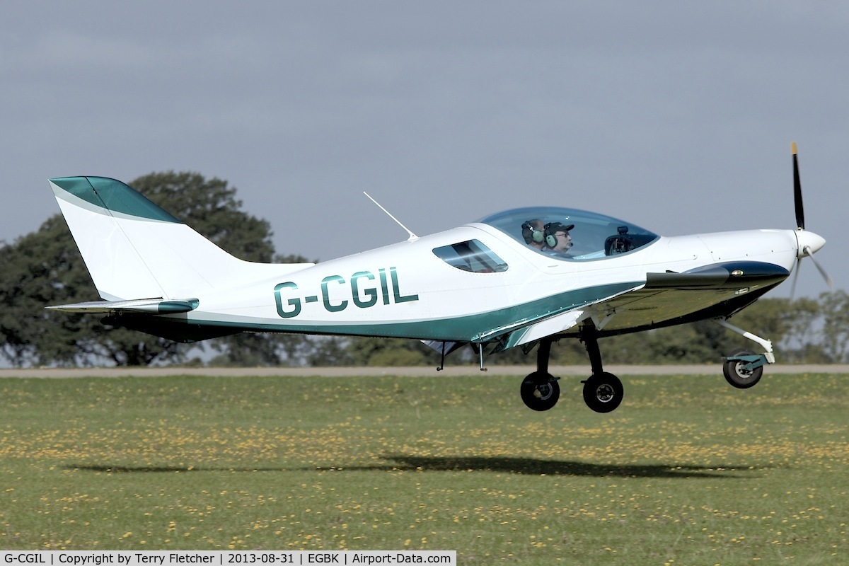 G-CGIL, 2010 CZAW SportCruiser C/N LAA 338-14856, Arriving at the 2013 Light Aircraft Association Rally at Sywell in the UK