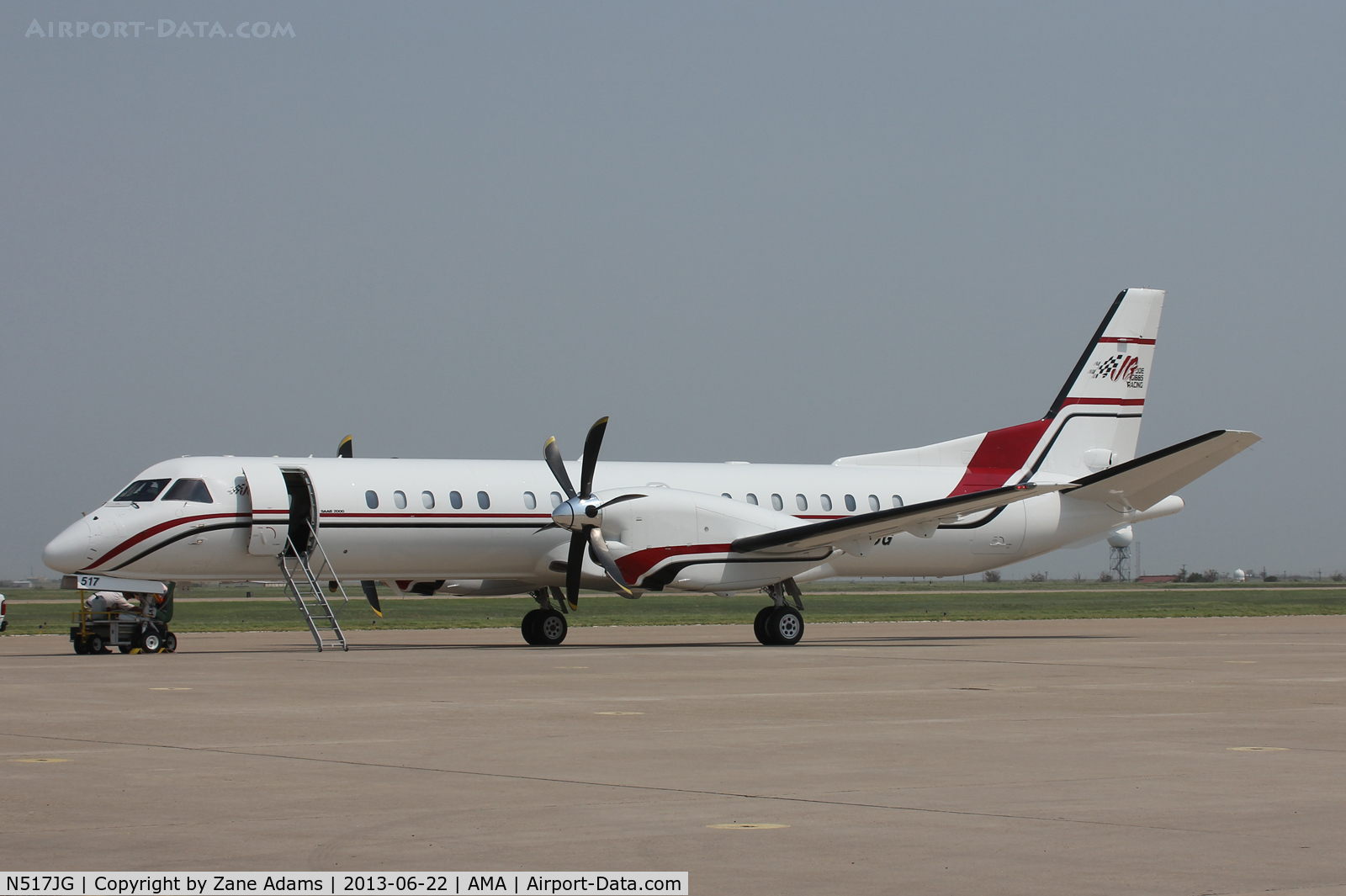 N517JG, 1995 Saab 2000 C/N 2000-021, Joe Gibbs Racing SAAB - Amarillo International Airport