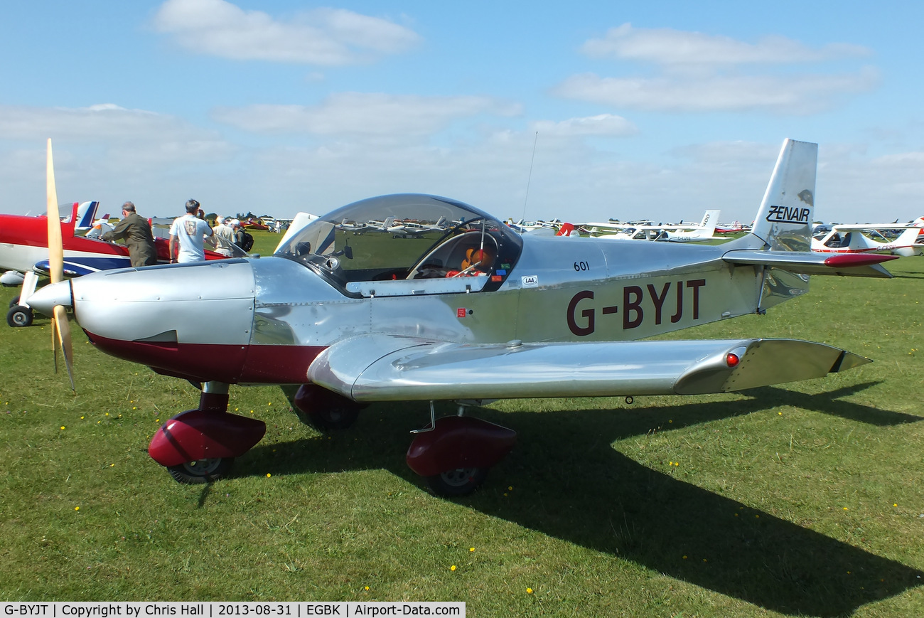 G-BYJT, 1999 Zenair CH-601HD C/N PFA 162-13130, at the LAA Rally 2013, Sywell