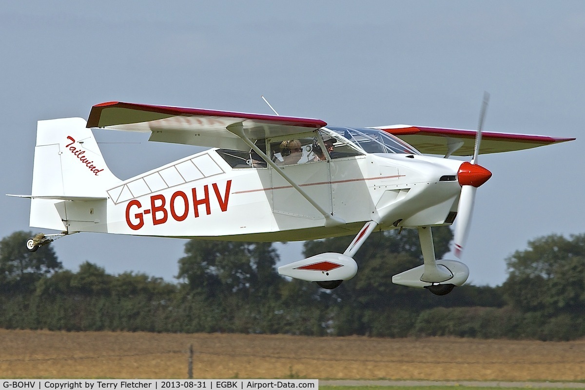 G-BOHV, 1990 Wittman W-8 Tailwind C/N PFA 031-11151, 1990 Wittman W-8 Tailwind, c/n: PFA 031-11151 at Sywell