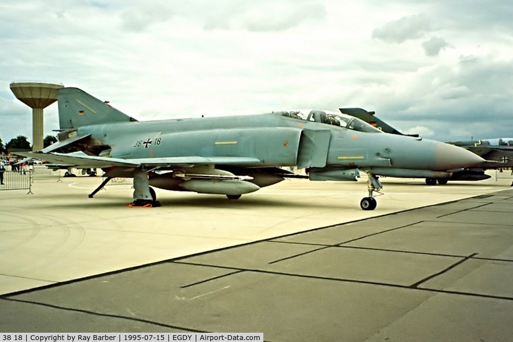 38 18, McDonnell Douglas F-4F Phantom II C/N 4658, McDonnell-Douglas F-4F Phantom II [4658] (German Air Force) RNAS Yeovilton~G 15/07/1995