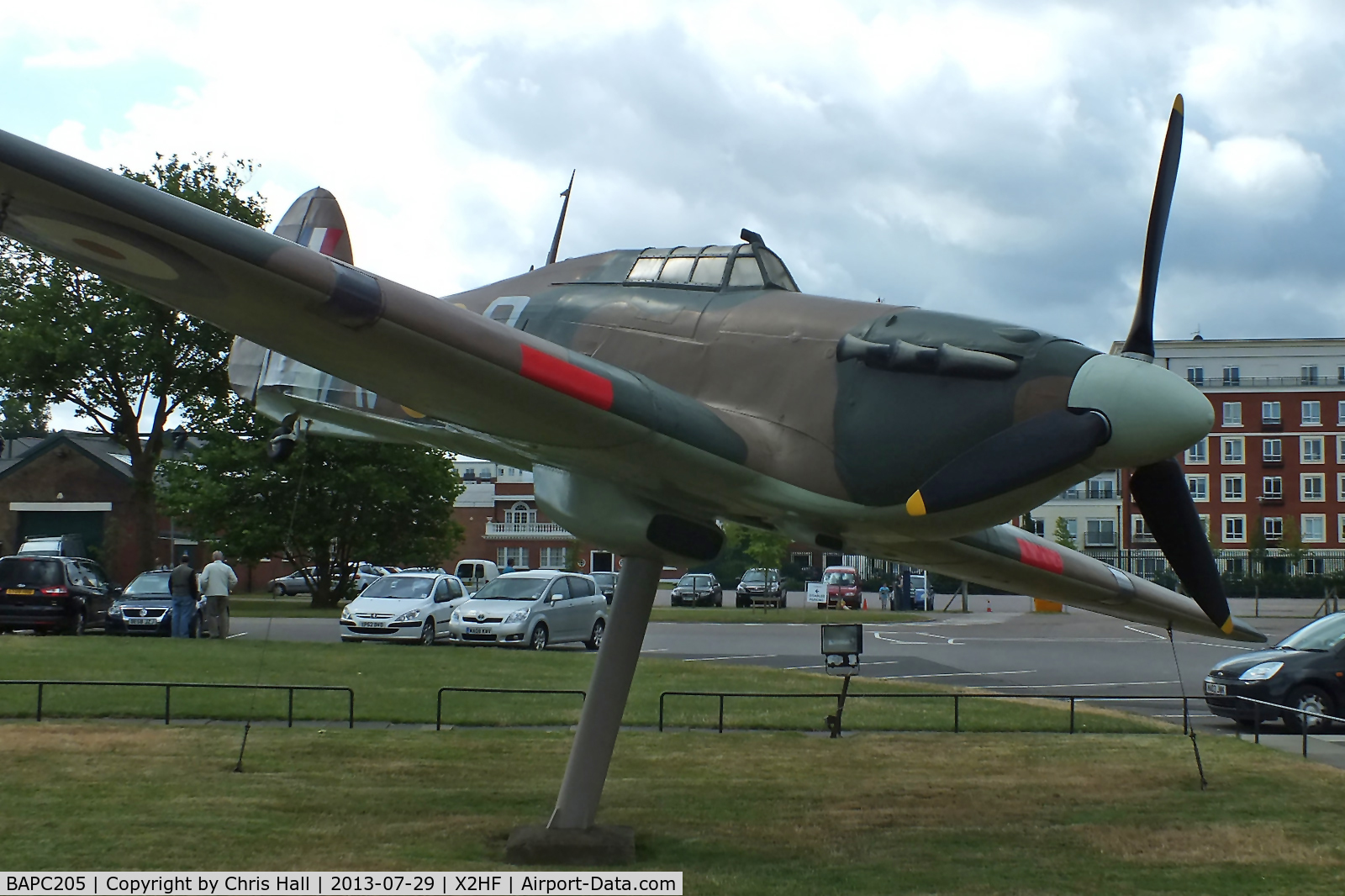 BAPC205, Hawker Hurricane Replica C/N BAPC.205, Displayed at the RAF Museum, Hendon