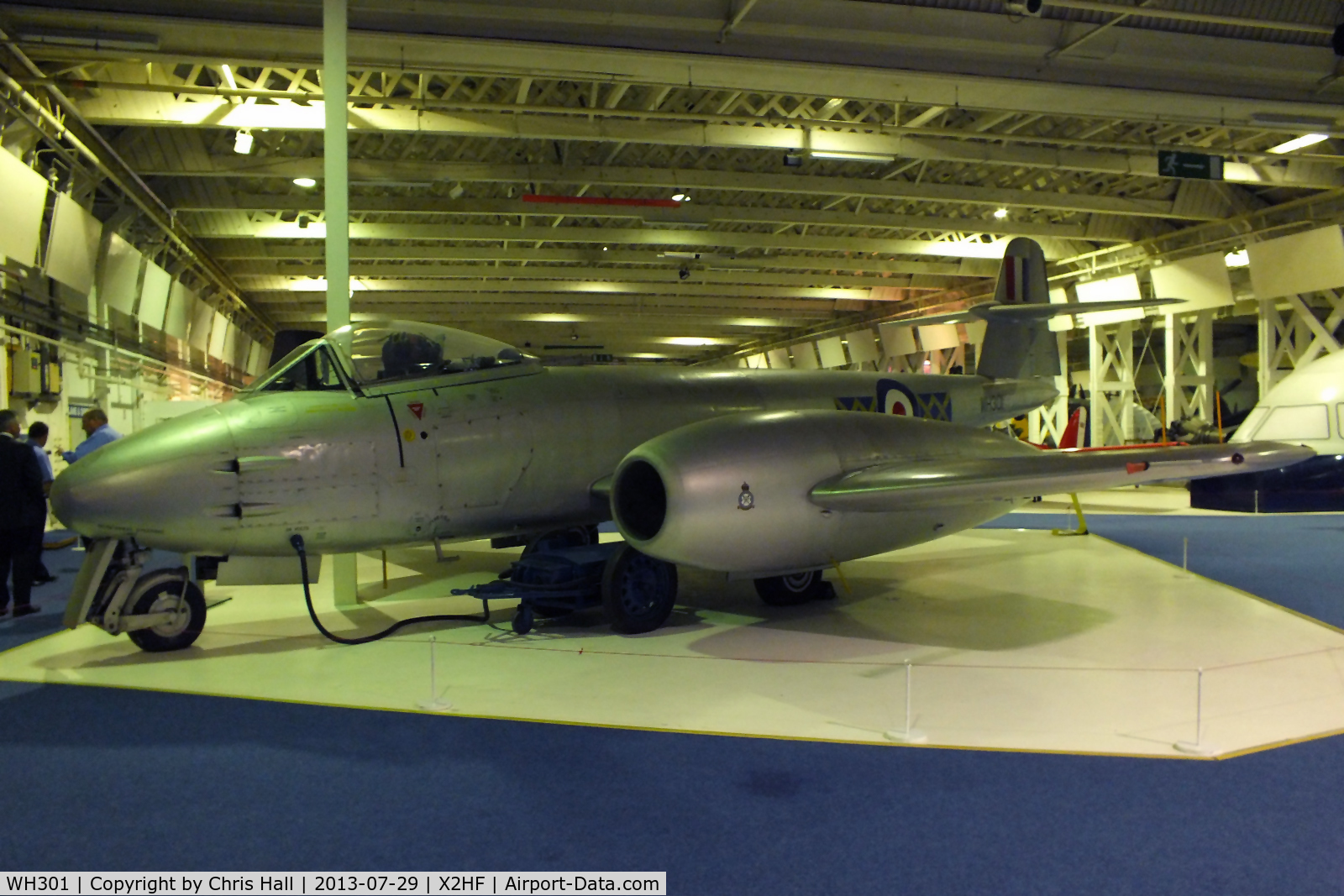 WH301, Gloster Meteor F.8 C/N Not found WH301, Displayed at the RAF Museum, Hendon