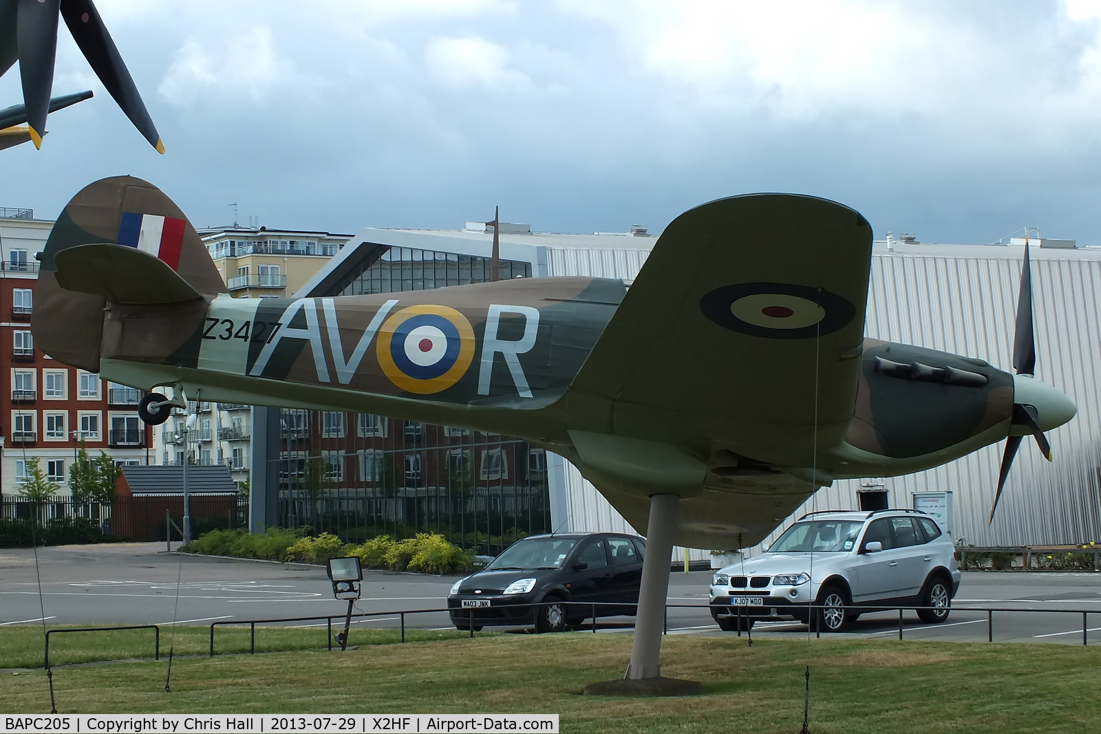 BAPC205, Hawker Hurricane Replica C/N BAPC.205, Displayed at the RAF Museum, Hendon