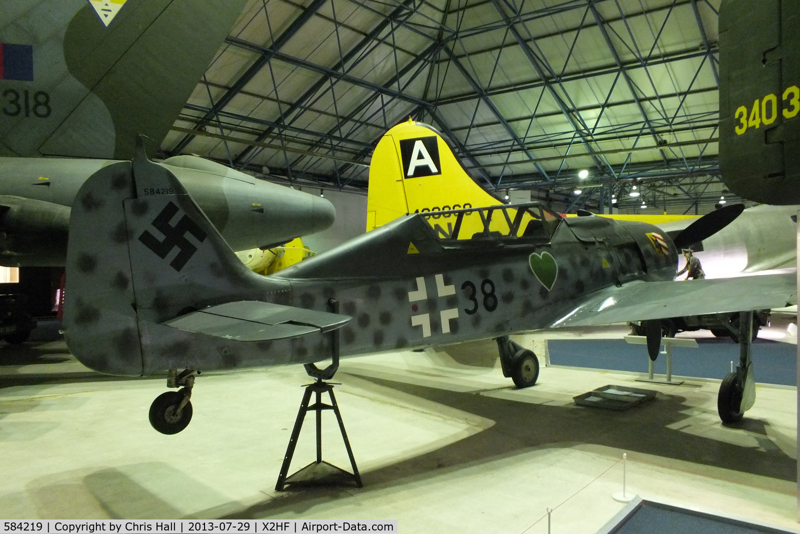 584219, Focke-Wulf Fw-190F-8/U1 C/N 584219, Displayed at the RAF Museum, Hendon