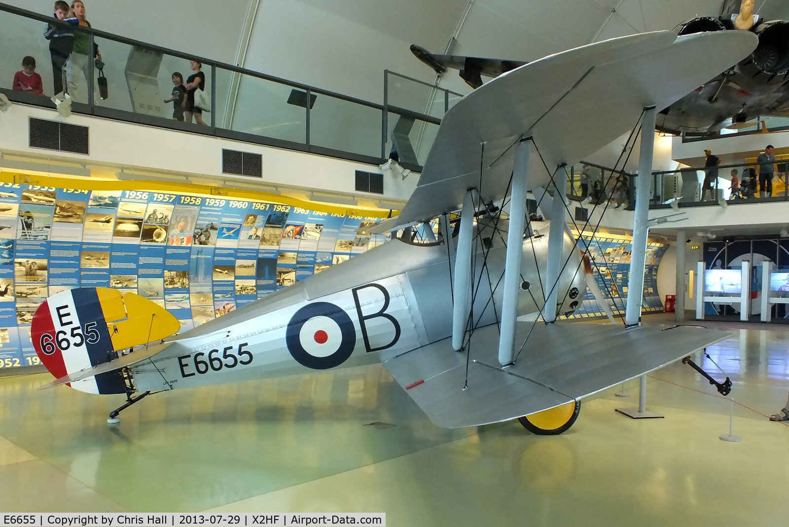 E6655, Sopwith Snipe 7F.1 Replica C/N Not found E6655, Displayed at the RAF Museum, Hendon