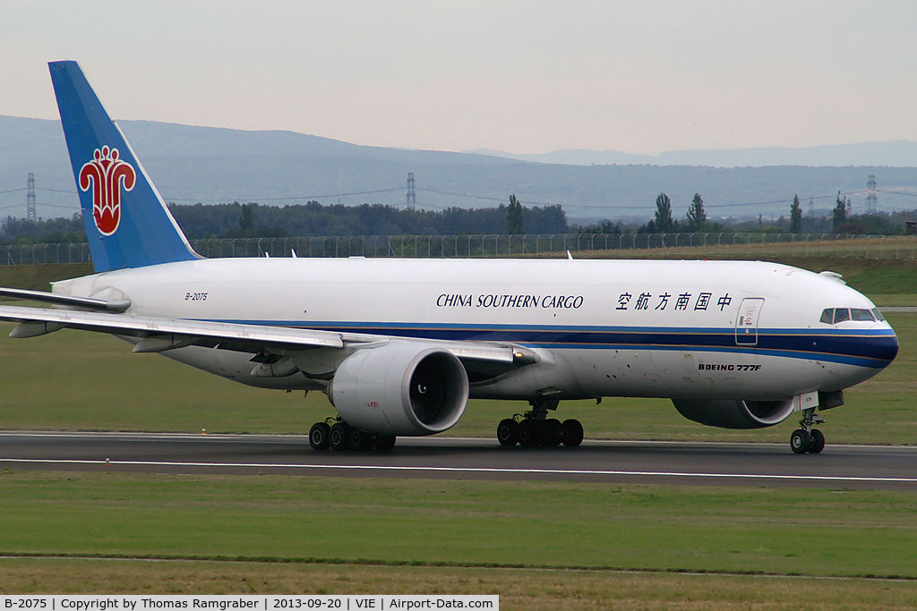 B-2075, 2009 Boeing 777-F1B C/N 37312, China Southern Cargo Boeing 777-200