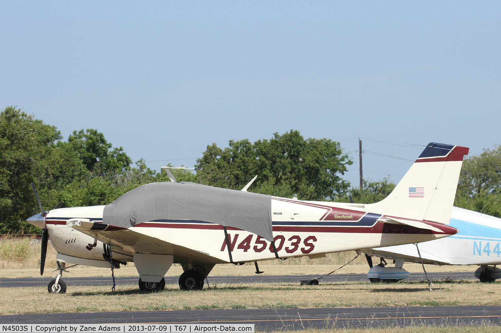N4503S, 1975 Beech F33A Bonanza C/N CE-594, At Hicks Field - Fort Worth, TX