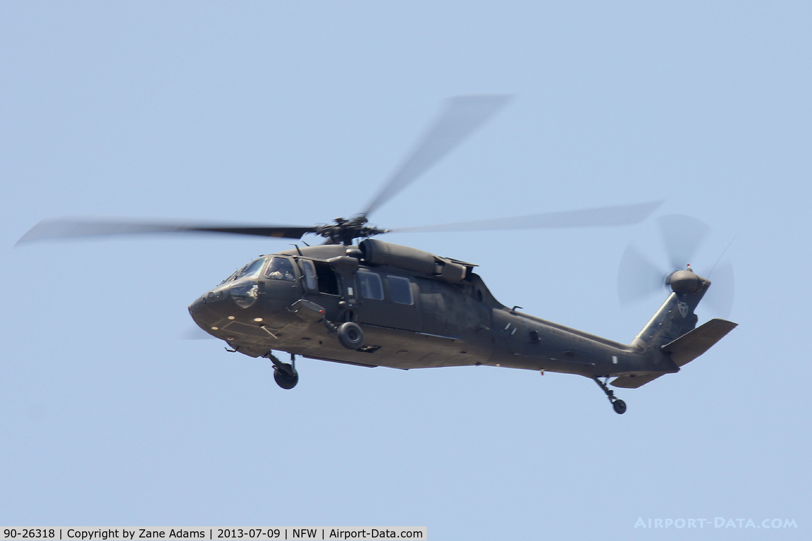 90-26318, 2005 Sikorsky UH-60L Black Hawk C/N Not found, Departing NAS Fort Worth