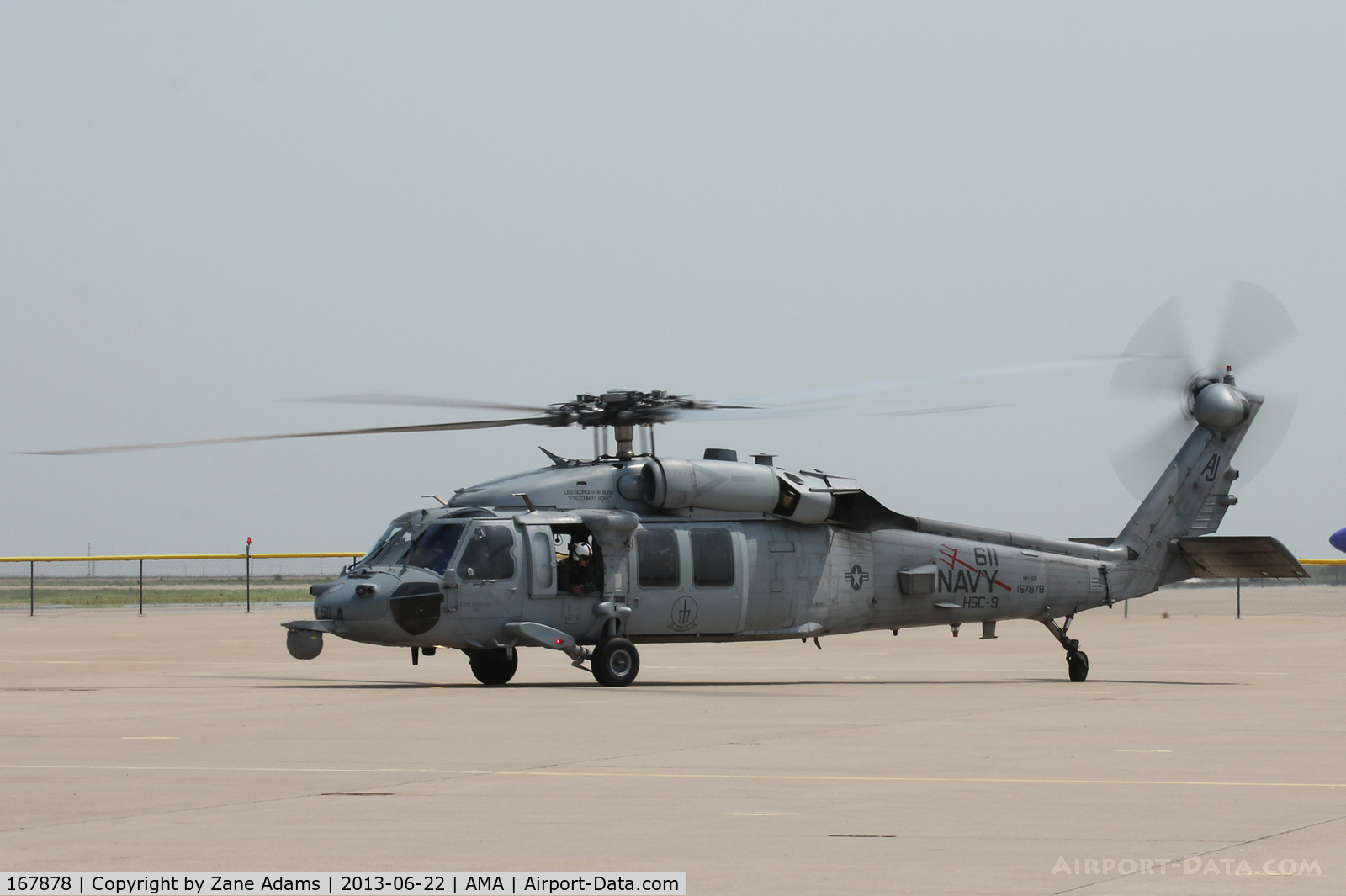 167878, Sikorsky MH-60S Knighthawk C/N 703648, At Amarillo International