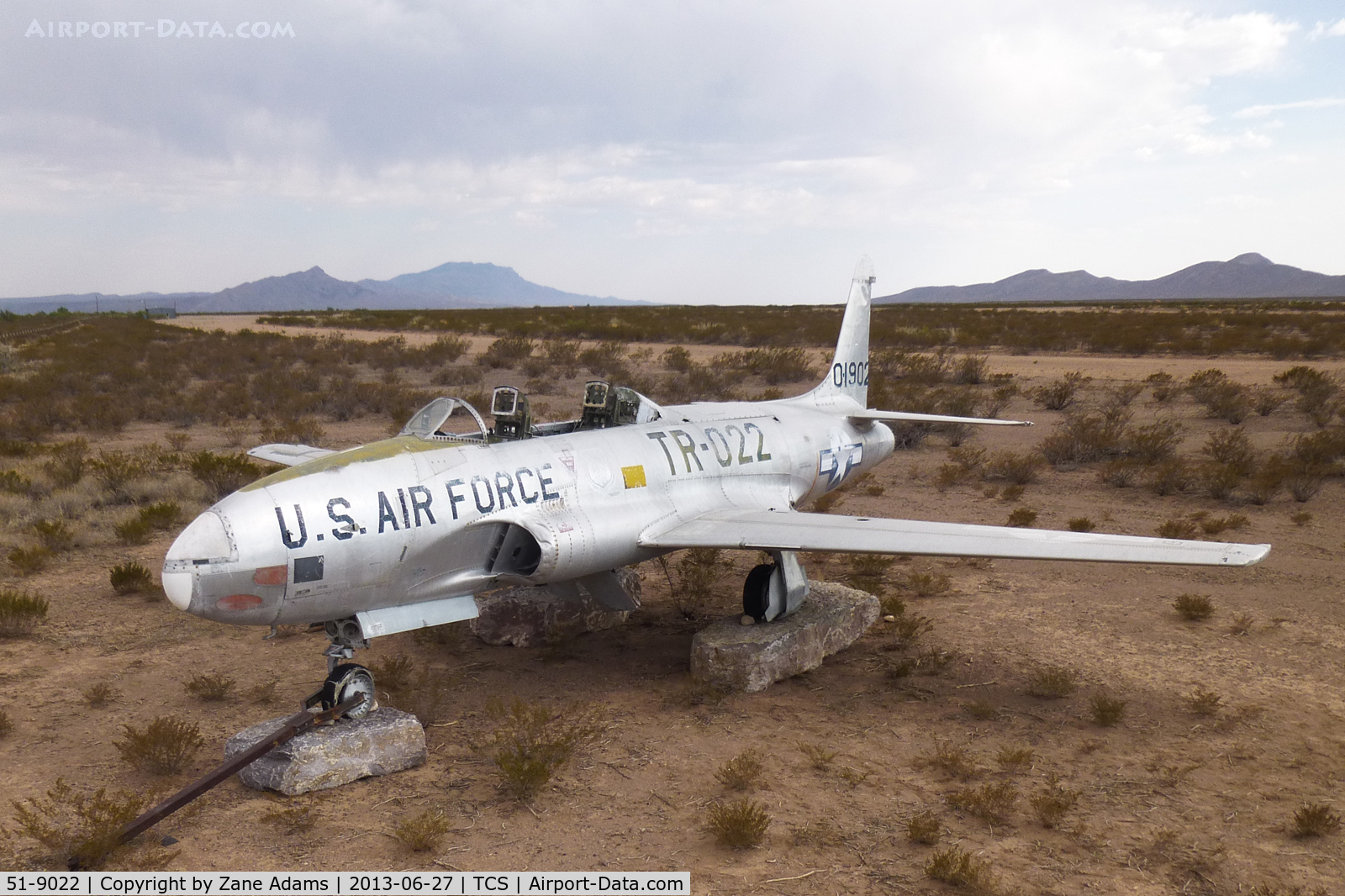 51-9022, 1951 Lockheed T-33A Shooting Star C/N 580-6806, On 