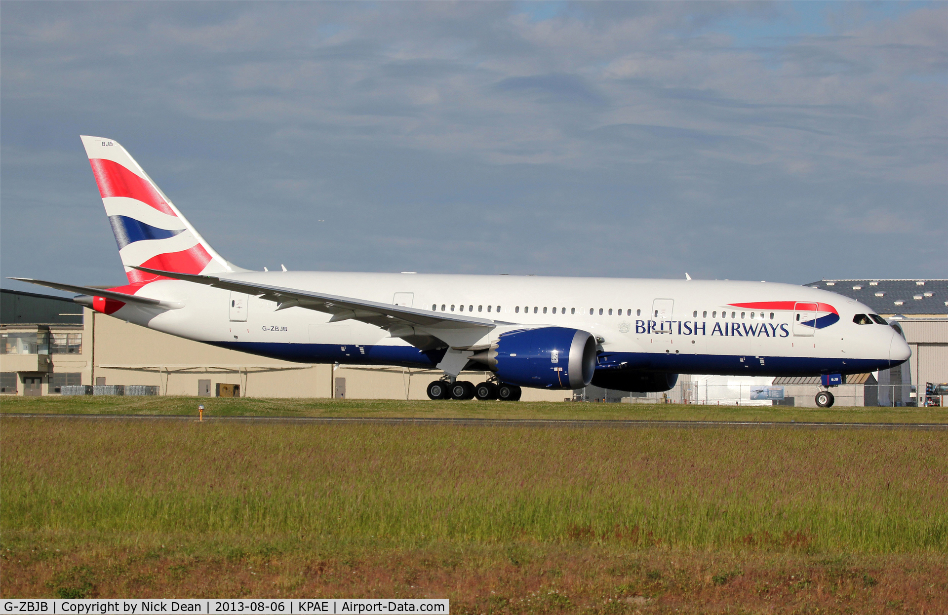 G-ZBJB, 2013 Boeing 787-8 Dreamliner C/N 38610, KPAE/PAE