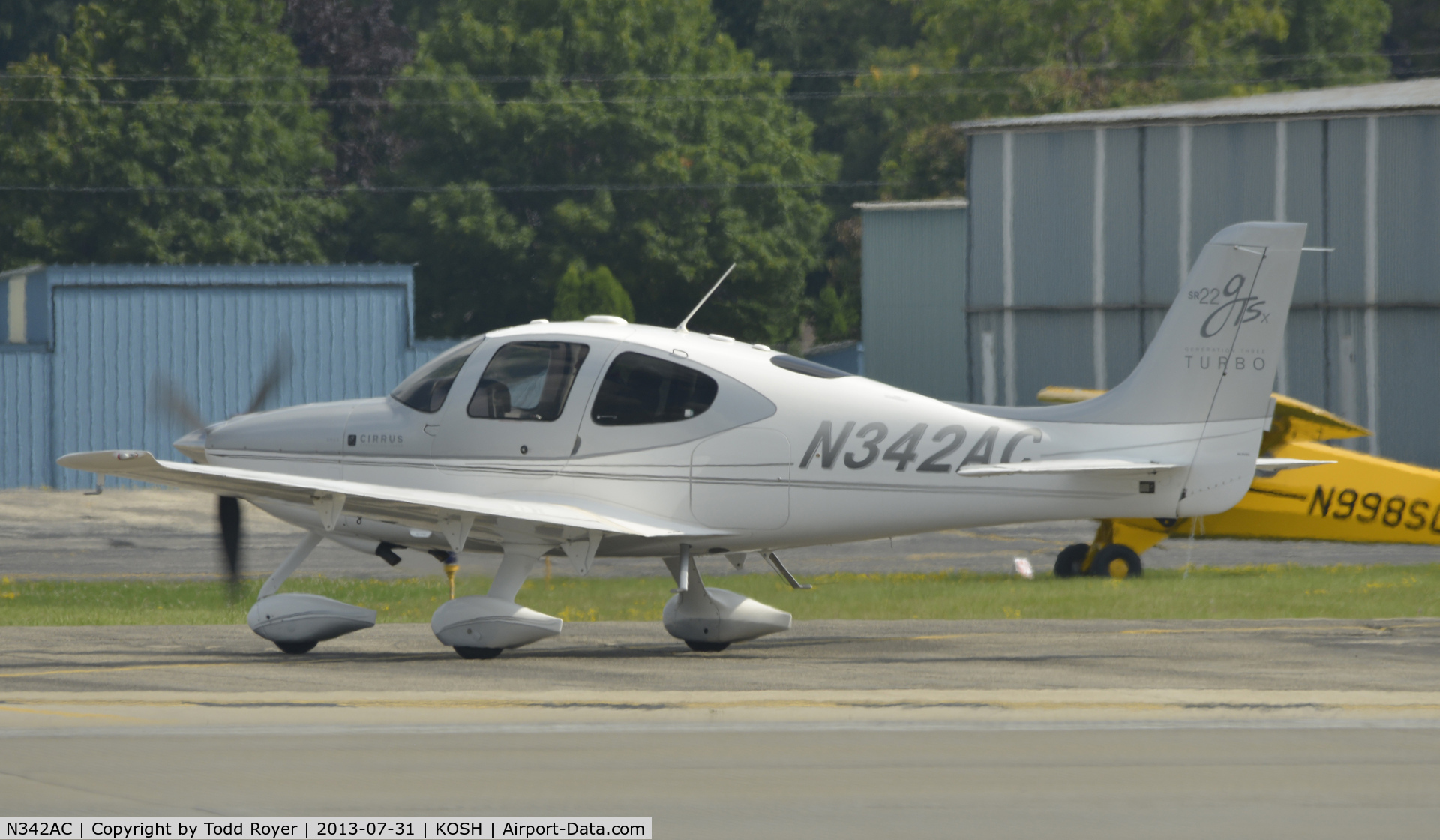 N342AC, 2008 Cirrus SR22 G3 GTSX Turbo C/N 3051, Airventure 2013