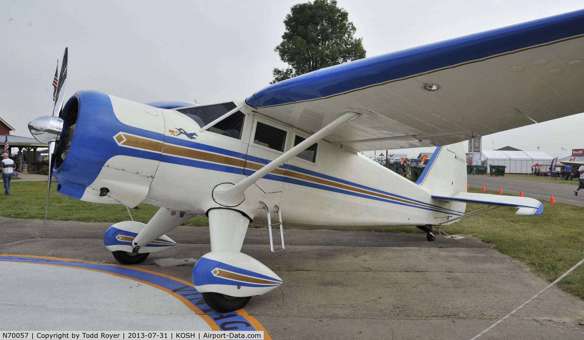 N70057, 1943 Stinson V77 Reliant C/N 77-127, Airventure 2013