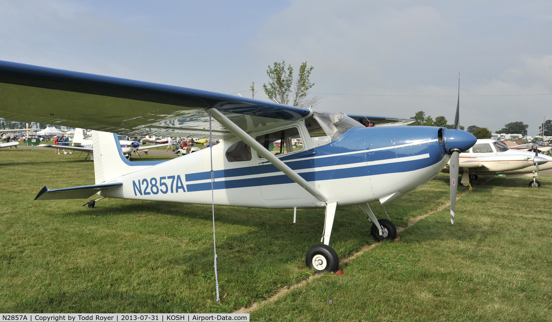 N2857A, 1953 Cessna 180 C/N 30057, Airventure 2013