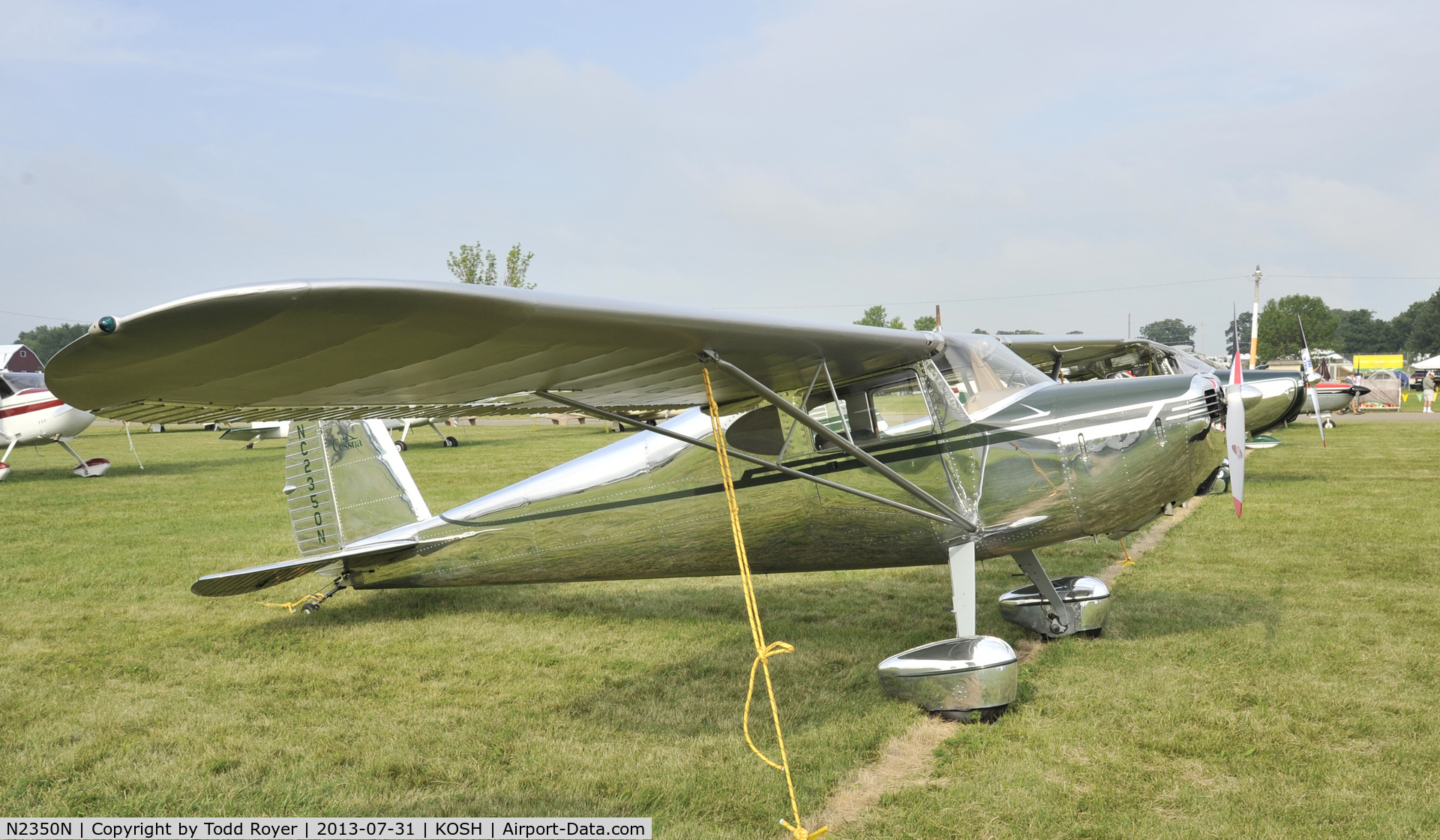 N2350N, 1947 Cessna 140 C/N 12596, Airventure 2013