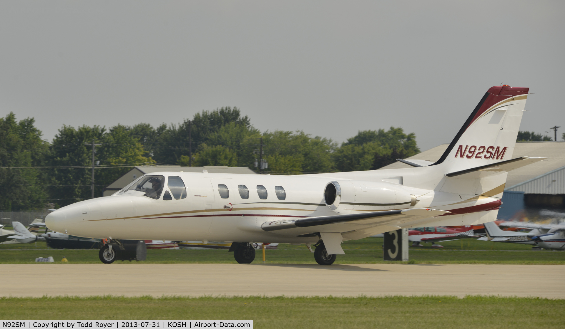 N92SM, 1973 Cessna 500 Citation C/N 500-0124, Airventure 2013