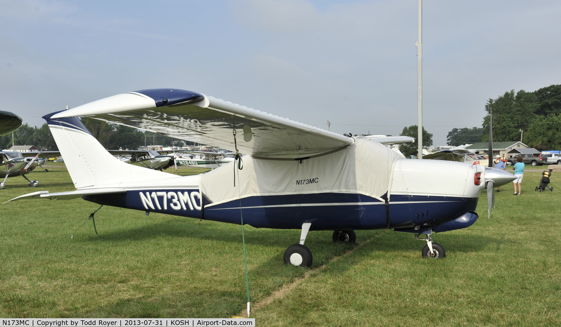 N173MC, 1968 Cessna 210H Centurion C/N 21058960, Airventure 2013