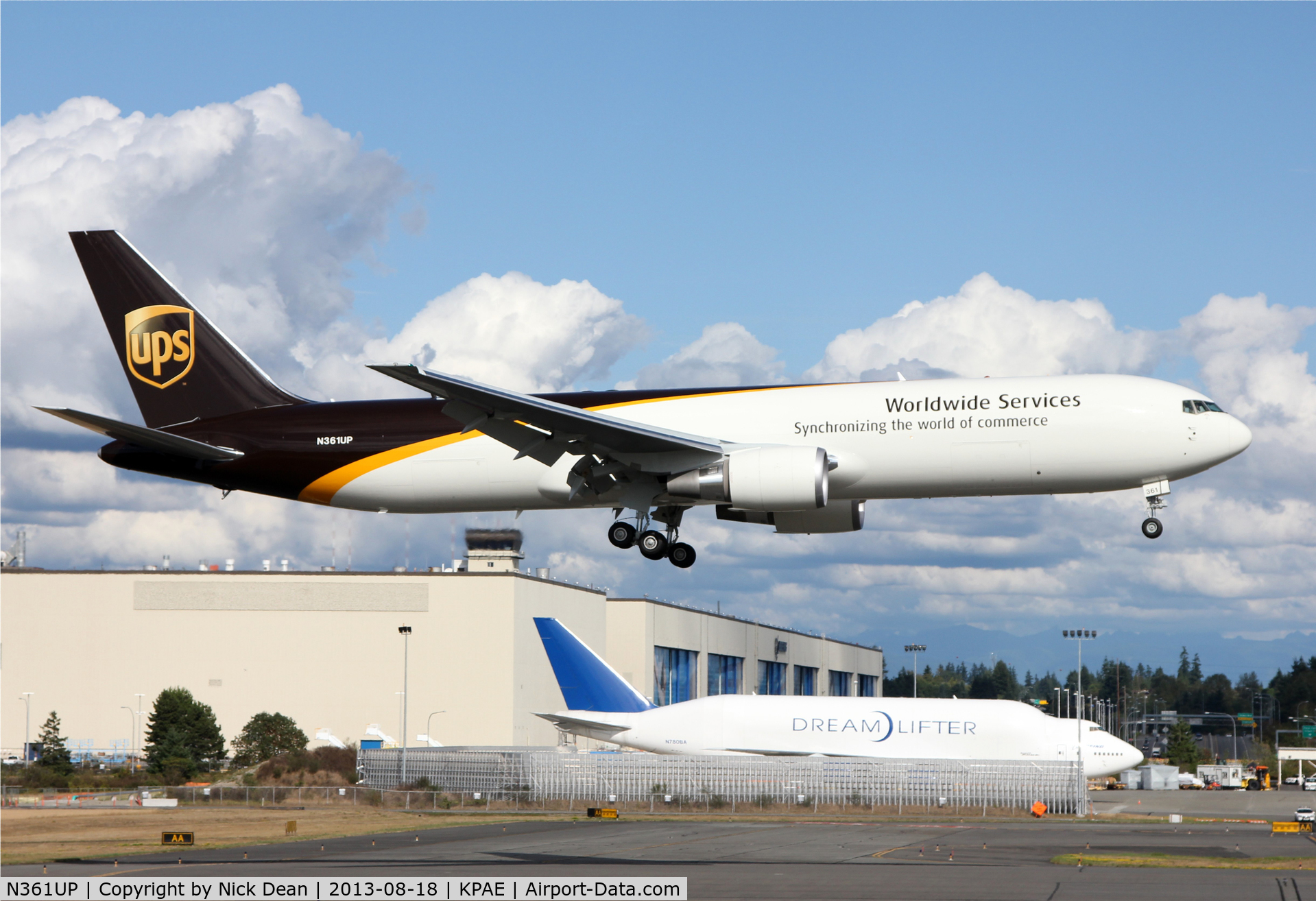 N361UP, 2013 Boeing 767-34AF/ER C/N 37878, KPAE/PAE