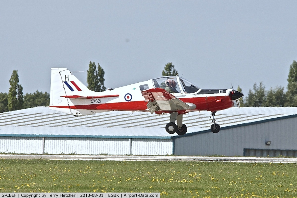 G-CBEF, 1974 Scottish Aviation Bulldog T.1 C/N BH120/286, G-CBEF (XX621), 1974 Scottish Aviation Bulldog T.1, c/n: BH120/286