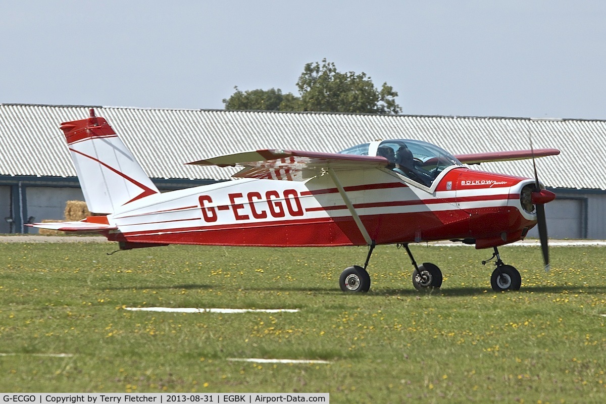 G-ECGO, 1966 Bolkow Bo-208C Junior C/N 599, 1966 Bolkow BO-208C Junior, c/n: 599