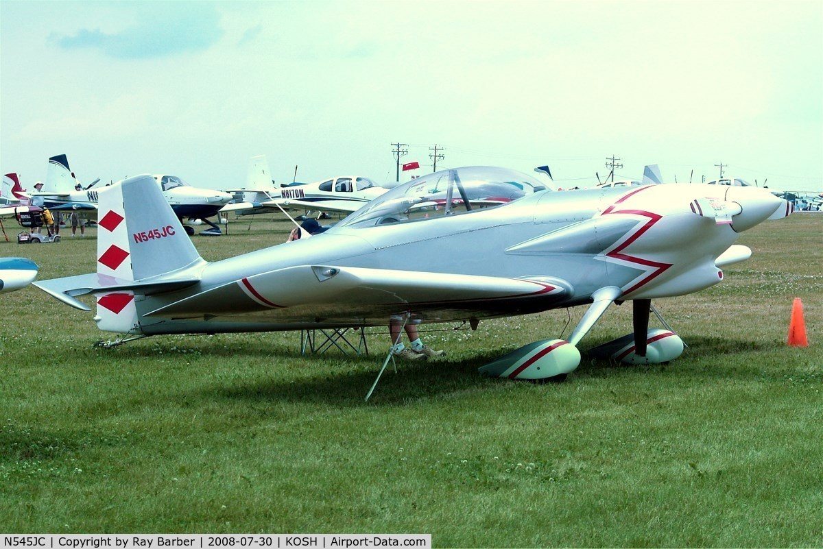 N545JC, 1995 Vans RV-4 C/N 2634, Van's RV-4 [2634] Oshkosh-Wittman Regional~N 30/07/2008