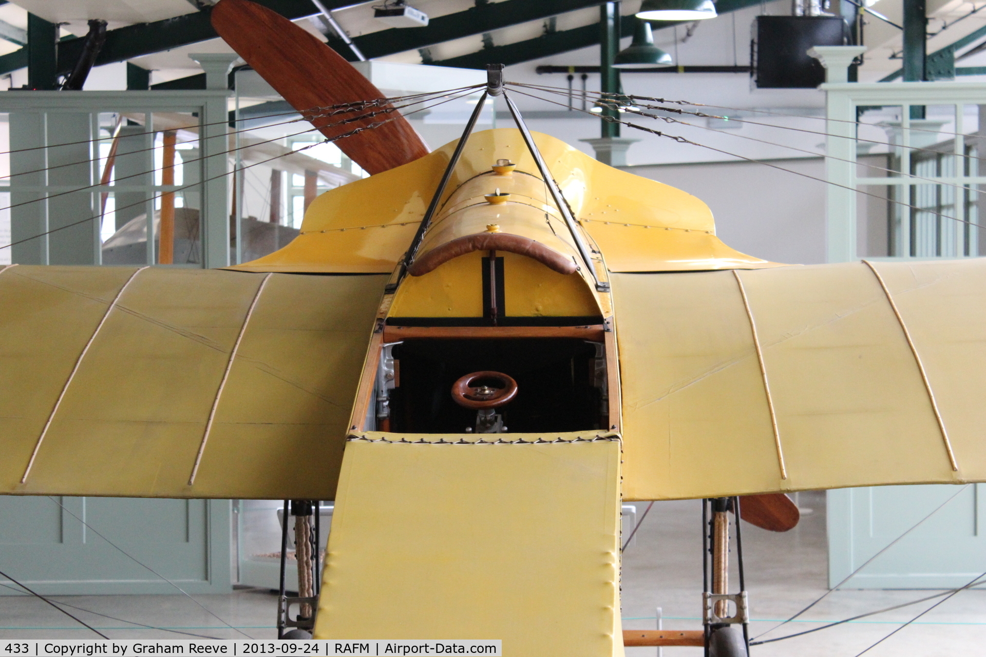 433, Bleriot XXVII C/N Not found 433, On display at the RAF Museum, Hendon.