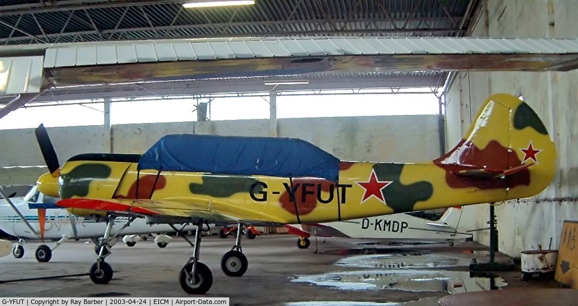 G-YFUT, 1988 Bacau Yak-52 C/N 888410, Yakovlev Yak-52 [888410] Galway~EI 24/04/2003