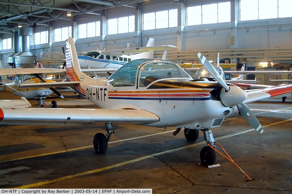 OH-NTF, 1987 FFA AS-202/18A-4 Bravo C/N 225, FAA AS.202 18A-4 Bravo [225] Helsinki-Malmi~OH 14/05/2003
