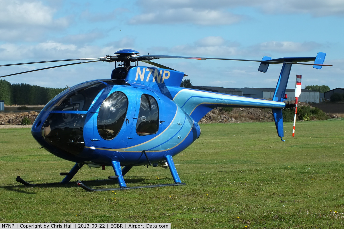 N7NP, McDonnell Douglas 369E C/N 0260E, at Breighton's Heli Fly-in, 2013