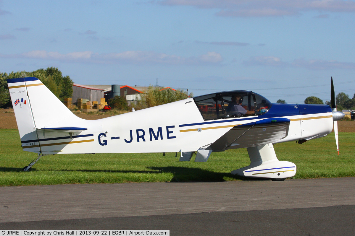 G-JRME, 2009 Jodel D-140E Mousquetaire IV C/N 444/PFA 251-13155, at Breighton's Heli Fly-in, 2013