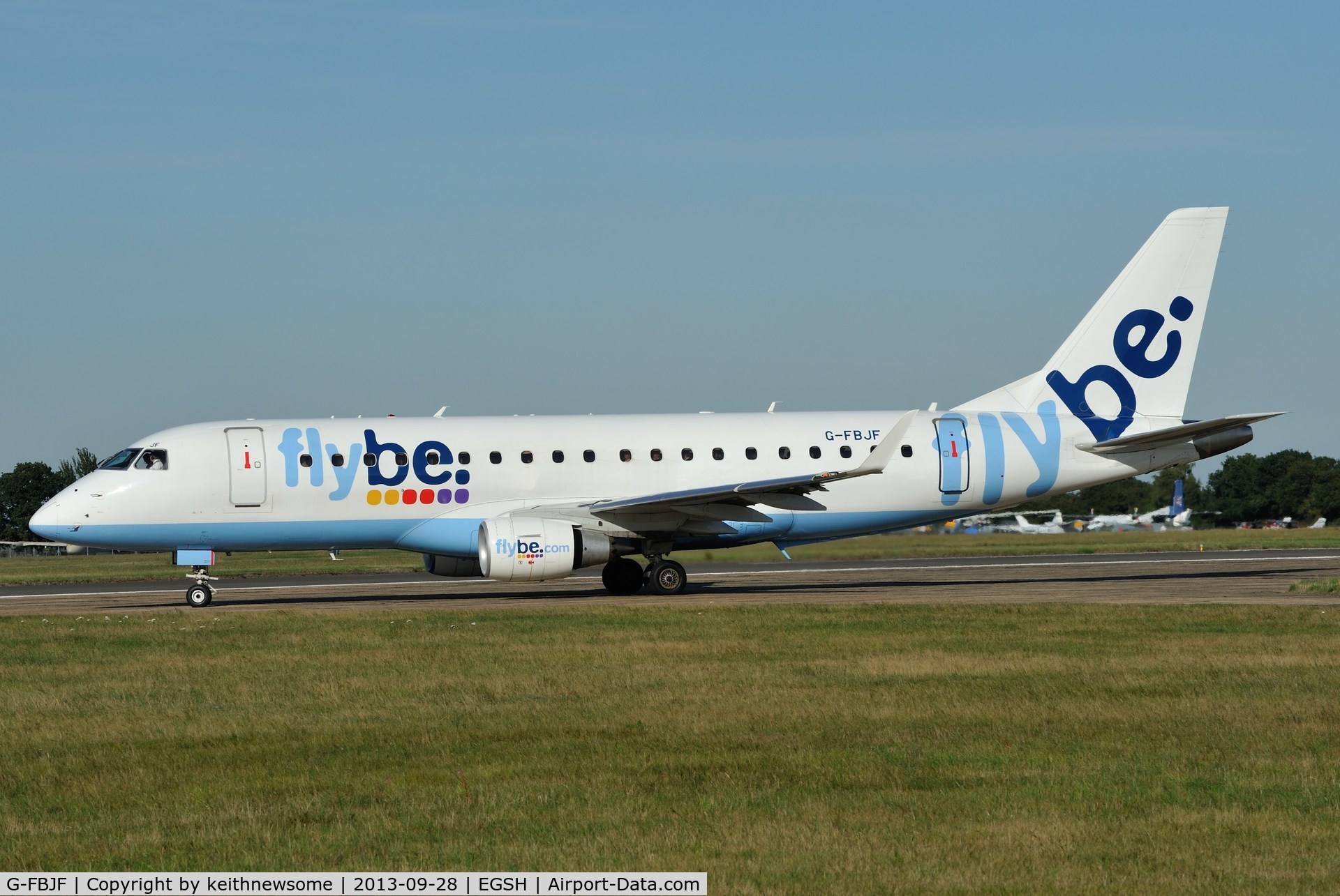 G-FBJF, 2012 Embraer 175STD (ERJ-170-200) C/N 17000341, Leaving for Jersey !