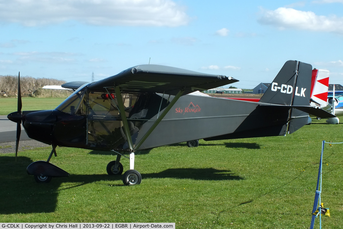 G-CDLK, 2005 Best Off Skyranger Swift 912S(1) C/N BMAA/HB/452, at Breighton's Heli Fly-in, 2013