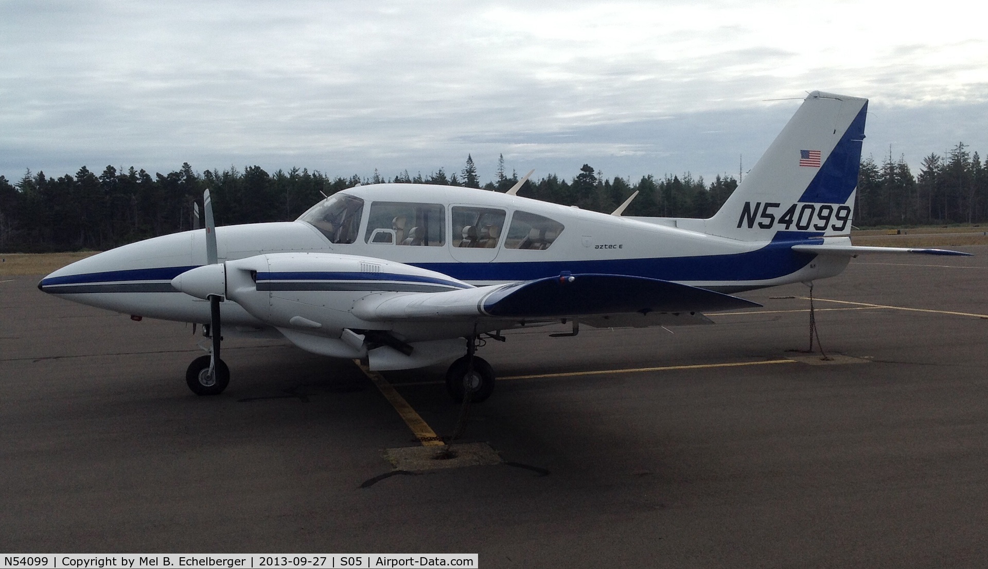 N54099, 1974 Piper PA-23-250 C/N 27-7405411, Another pretty good flying day in Bandon Oregon and on the Oregon coast....