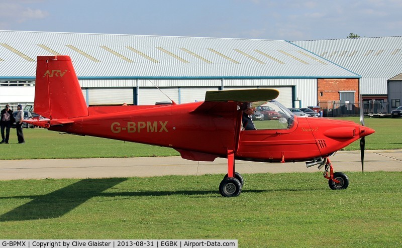 G-BPMX, 1989 ARV ARV1 Super 2 C/N K005, Originally owned to and a trustee of, G-BPMX Flying Group in August 1992 and currently in private hands since November 2007