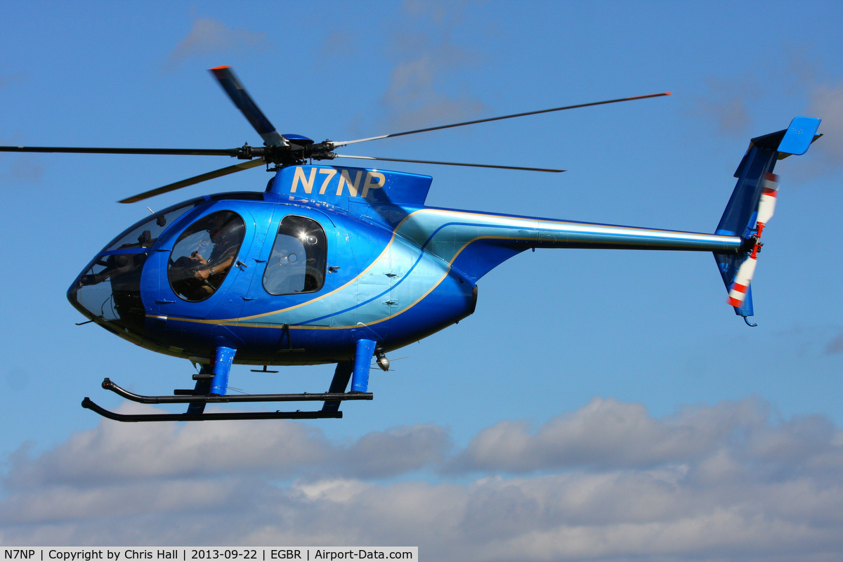 N7NP, McDonnell Douglas 369E C/N 0260E, at Breighton's Heli Fly-in, 2013