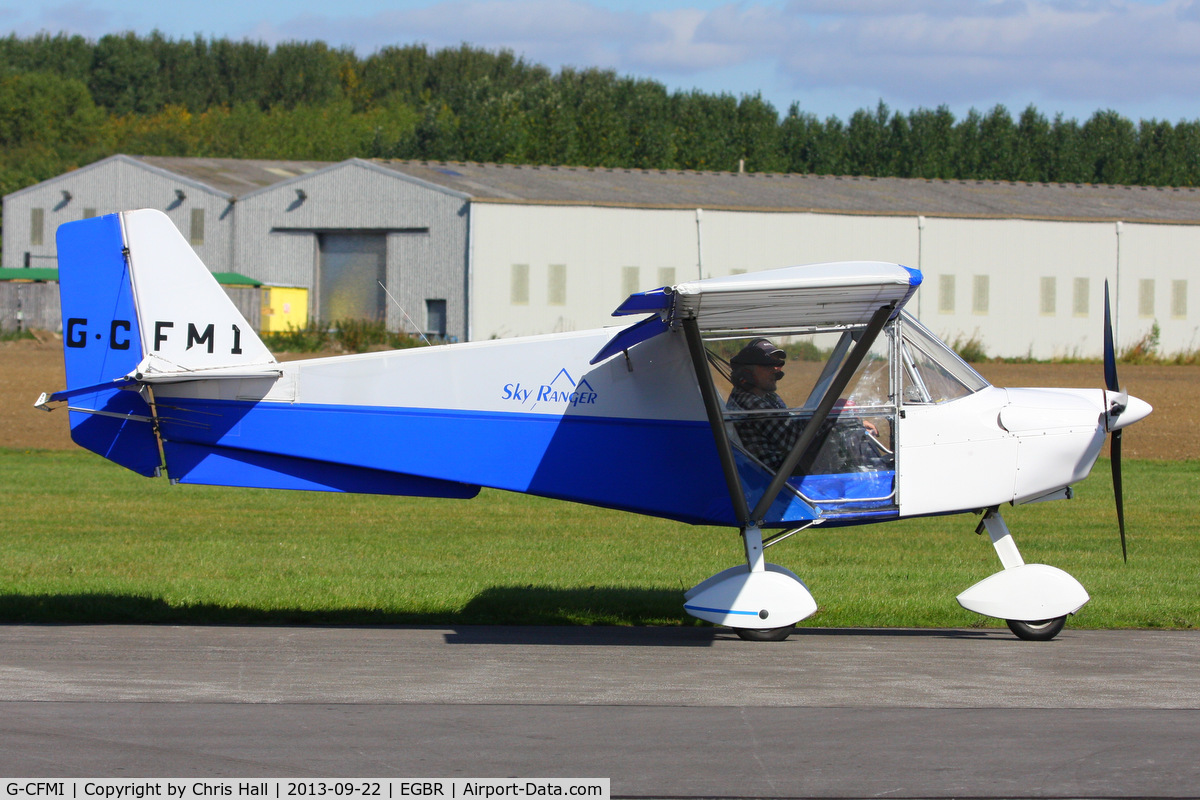 G-CFMI, 2008 Skyranger 912(1) C/N BMAA/HB/580, at Breighton's Heli Fly-in, 2013