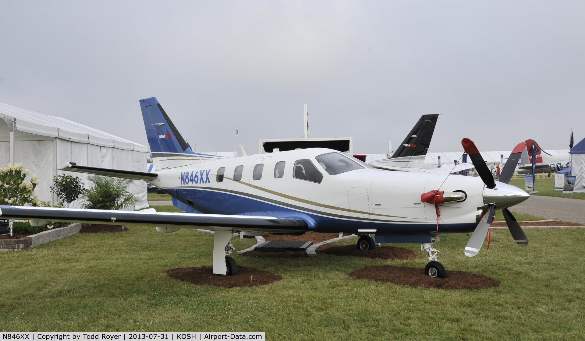 N846XX, 2013 Socata TBM-700 C/N 646, Airventure 2013