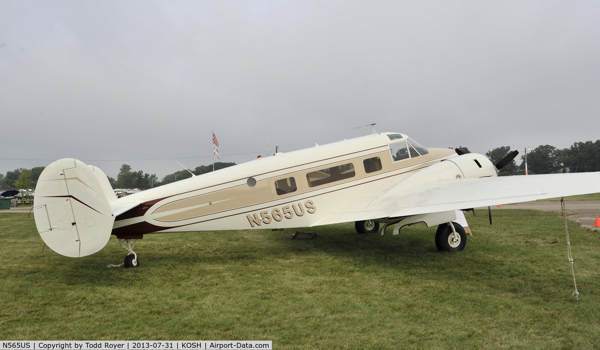N565US, 1959 Beech G18S C/N BA-469, Airventure 2013