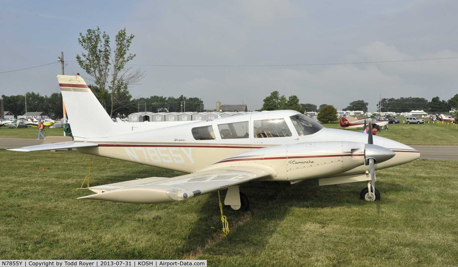 N7855Y, 1965 Piper PA-30 Twin Comanche C/N 30-936, Airventure 2013