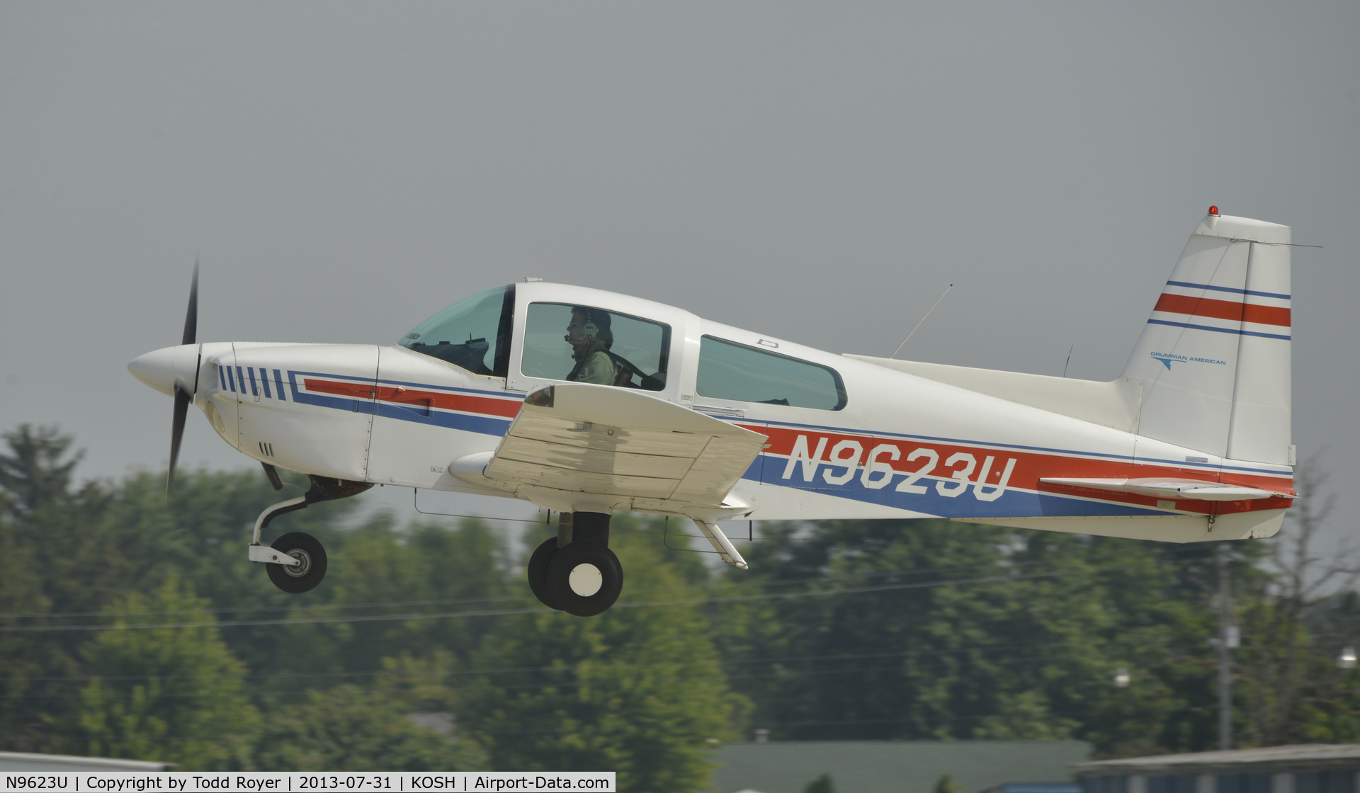 N9623U, 1975 Grumman American AA-5 Traveler C/N AA5-0823, Airventure 2013