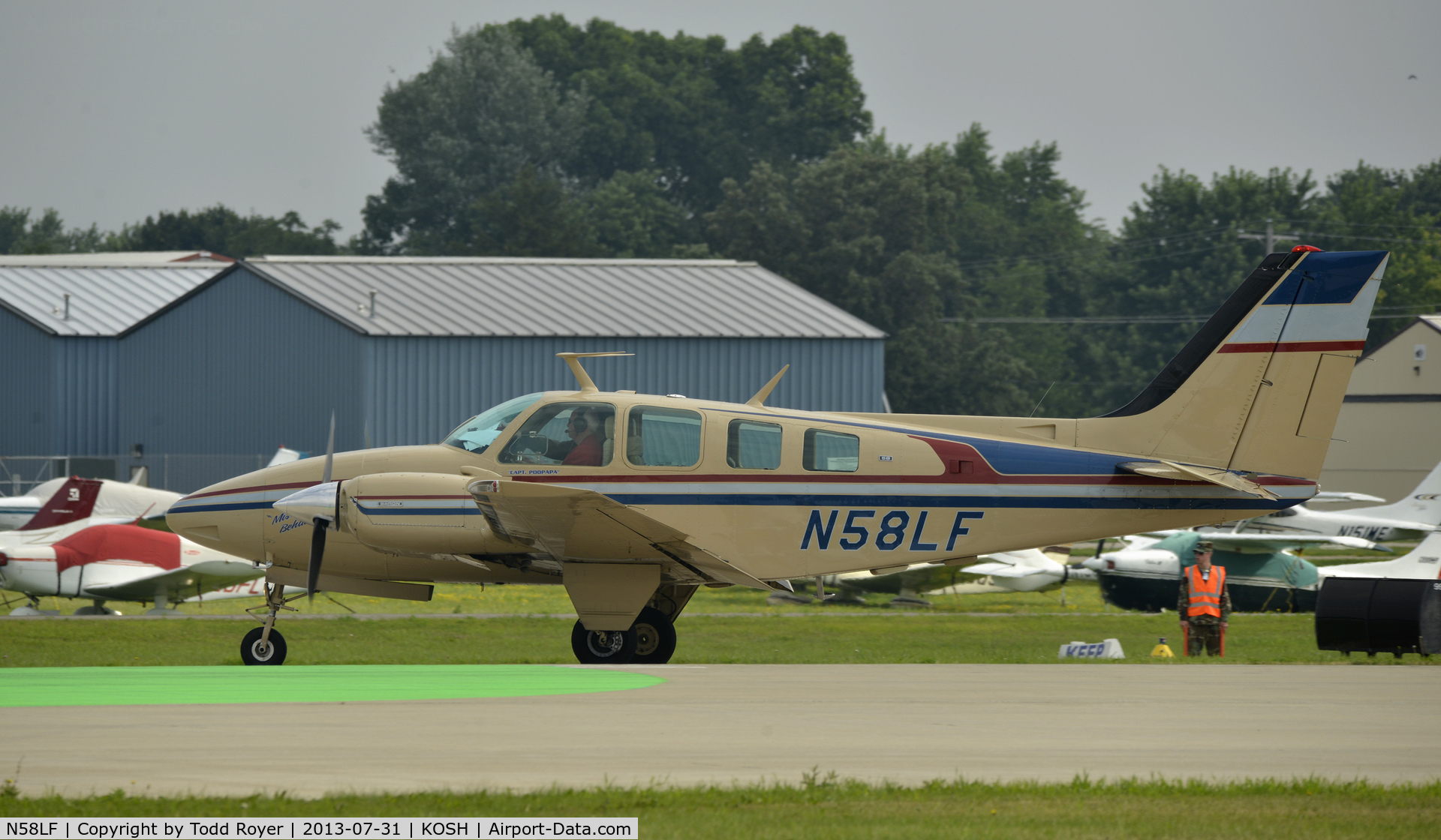 N58LF, 1972 Beech 58 Baron C/N TH-237, Airventure 2013