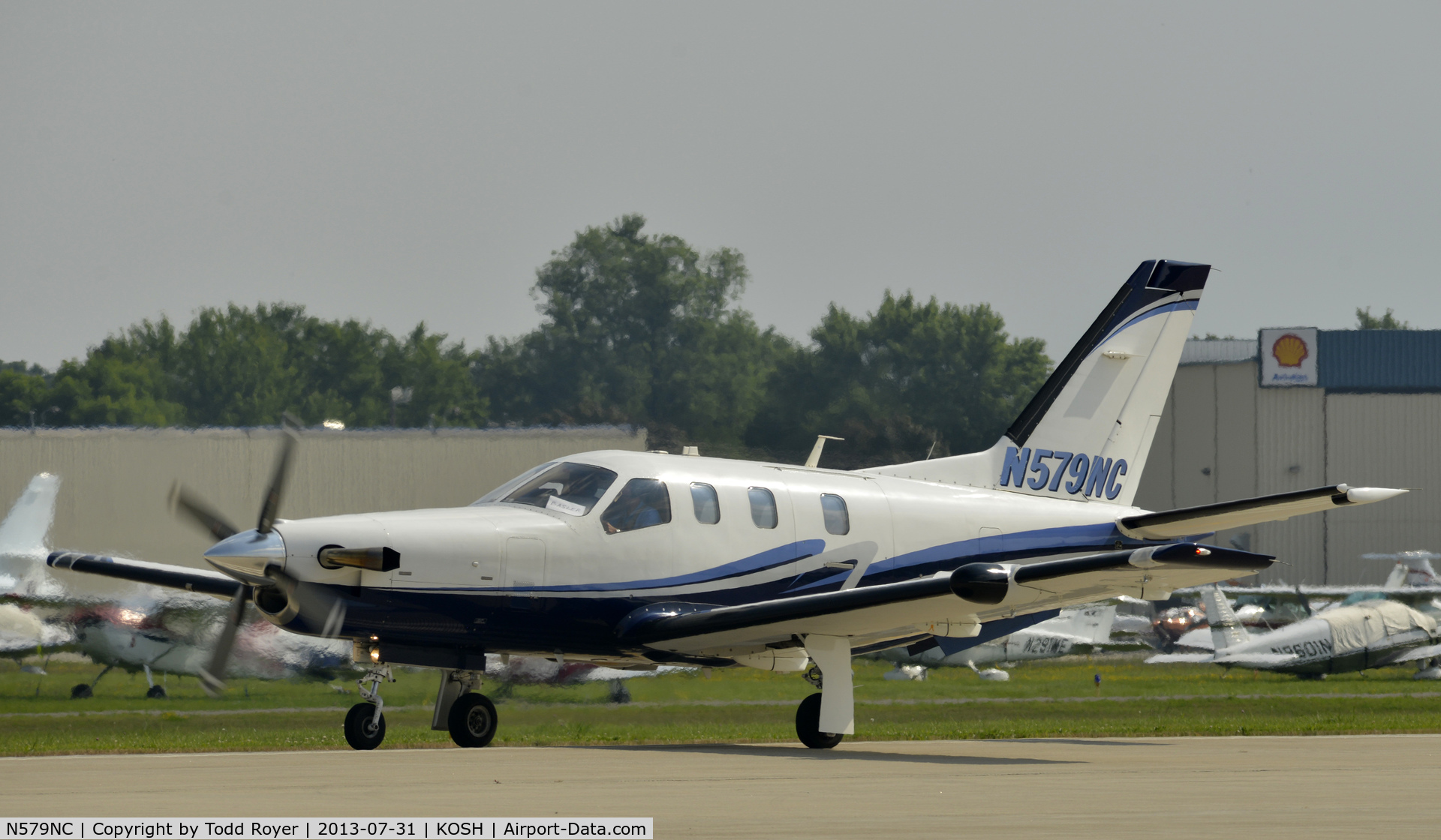 N579NC, 2007 Socata TBM-700 C/N 388, Airventure 2013